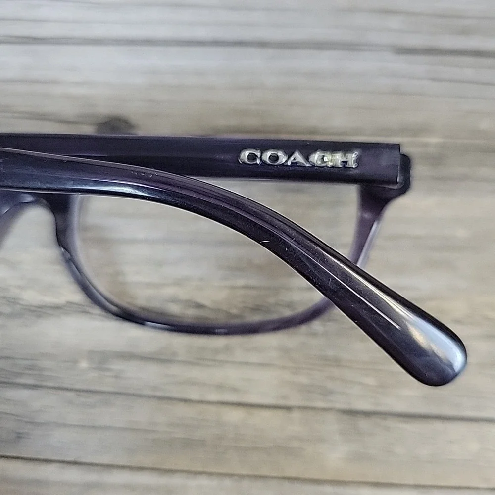 Coach Eyeglasses HC 6158U 5616 Transparent Purple 52 []‎ 16 140